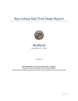 Bay Colony Rail Trail Study Report