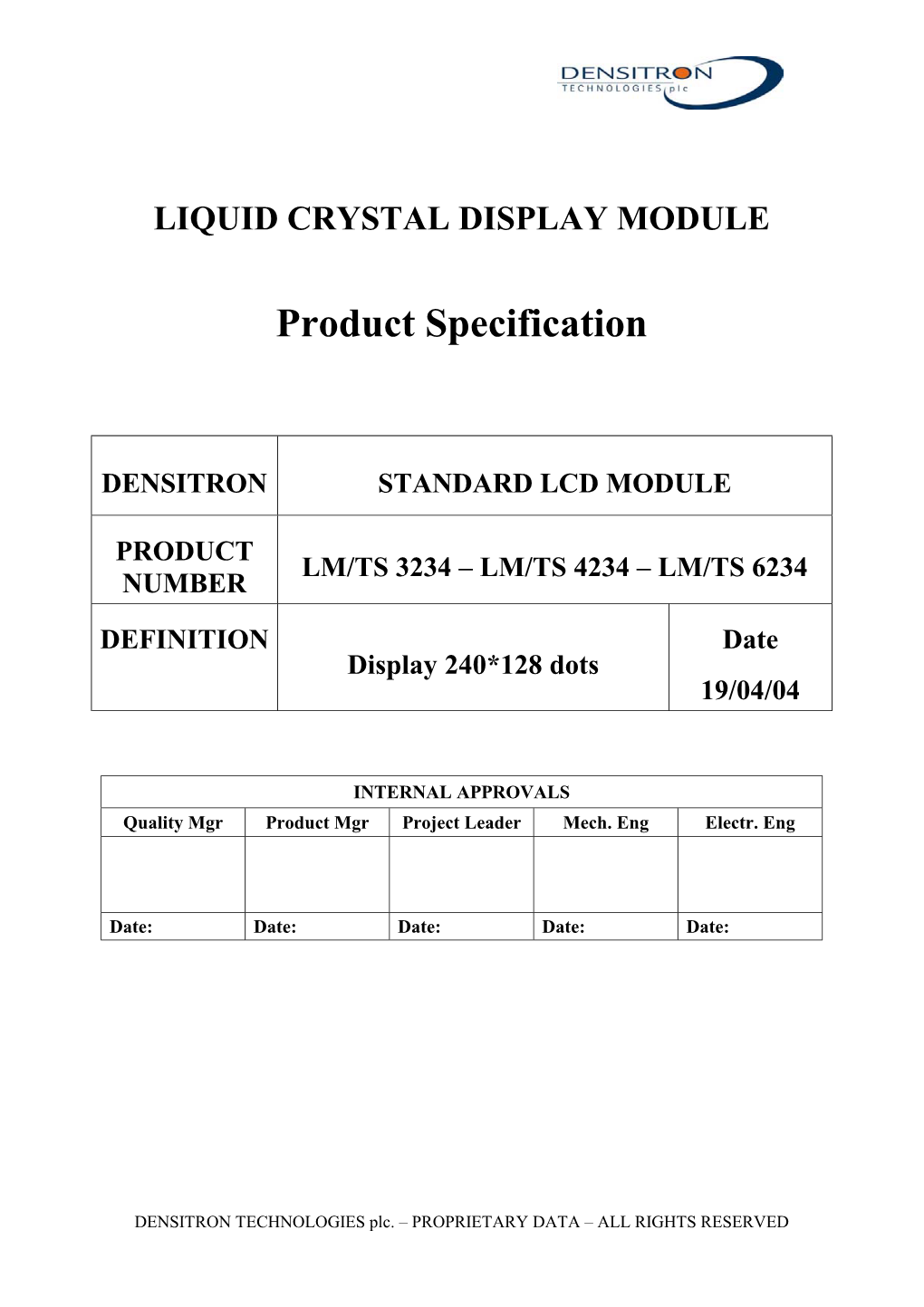 Liquid Crystal Display Module