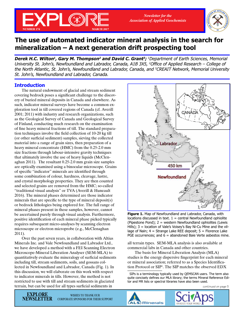 The Use of Automated Indicator Mineral Analysis in the Search for Mineralization – a Next Generation Drift Prospecting Tool