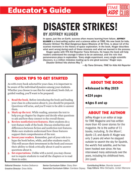 An Educator Guide to Disaster Strikes