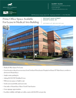 Prime Office Space Available for Lease in Medical Arts Building