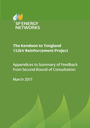 The Kendoon to Tongland 132Kv Reinforcement Project Appendices