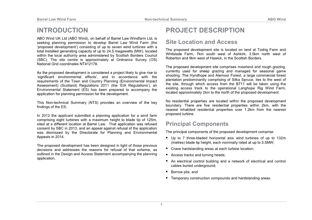 To Download Barrel Law Non-Technical Summary