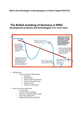 The British Bombing of Germany in WW2 Development of Tactics and Technologies from Both Sides