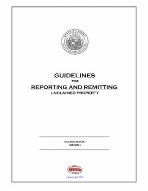 State of Hawaii Guidelines for Reporting and Remitting Unclaimed
