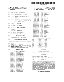 (12) United States Patent (10) Patent No.: US 7,906,493 B2 Chibber (45) Date of Patent: Mar