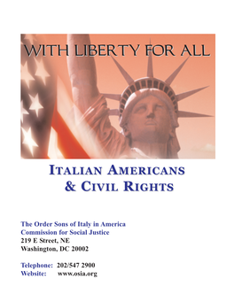 Italian Americans & Civil Rights