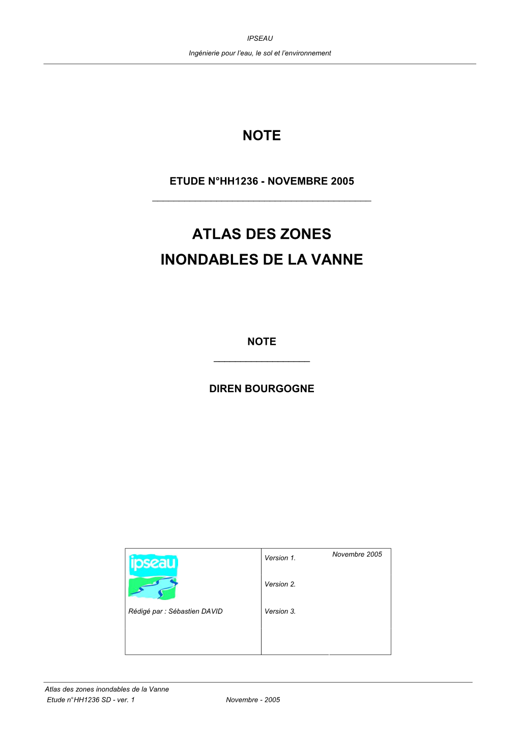 Atlas Des Zones Inondables De La Vanne