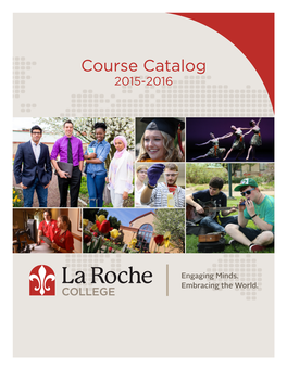 Course Catalog 2015-2016