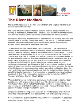 The River Medlock