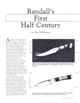 Randall's First Half Century