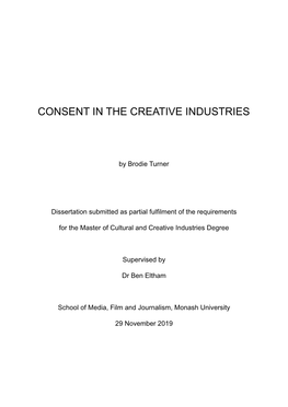 Consent Research Thesis