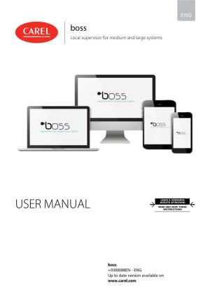 User Manual Instructions
