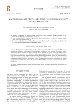 Steciana Doi:10.12657/Steciana.020.013 ISSN 1689-653X