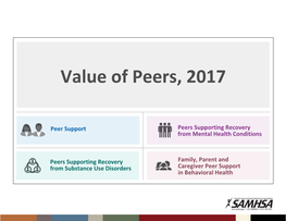 Value of Peers, 2017