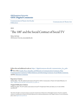 And the Social Contract of Social TV
