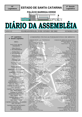 Diário Da Assembléia Expediente