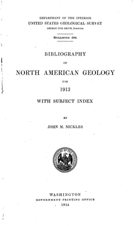 North American Geology