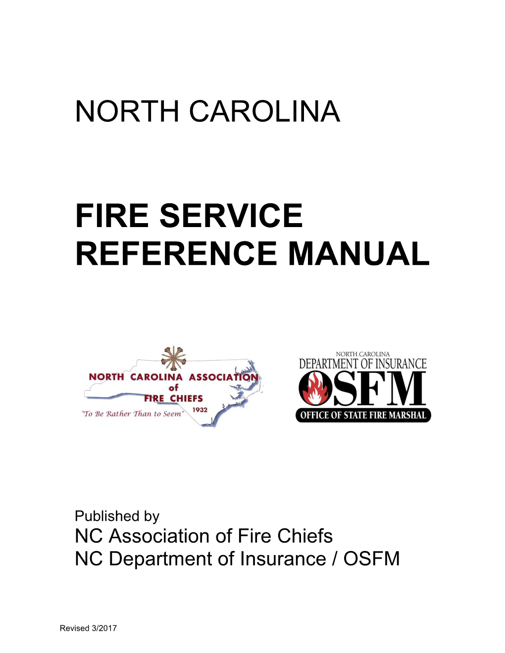 Fire Service Reference Manual