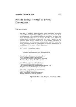 Pp.155-171 Pitcairn Heritage