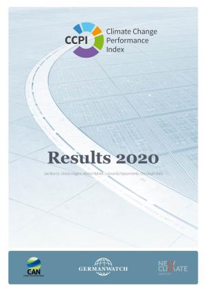Results 2020 Jan Burck, Ursula Hagen, Niklas Höhne, Leonardo Nascimento, Christoph Bals CCPI • Results 2020 Germanwatch, Newclimate Institute & Climate Action Network