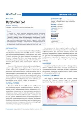Mycetoma Foot
