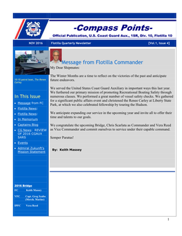 Compass Points- Official Publication, U.S