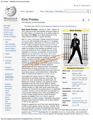 Elvis Presley - Wikipedia, the Free Encyclopedia