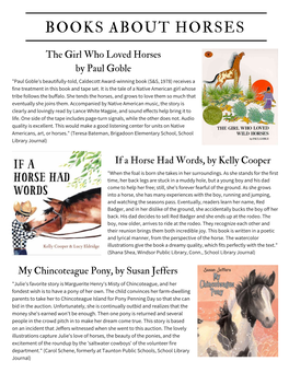 Books About Horses