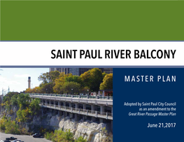 River Balcony Master Plan Master Balcony River Saint Paul Saint Paul River Balcony