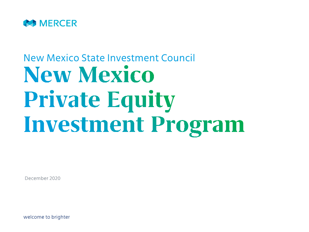 New Mexico State Investment Council