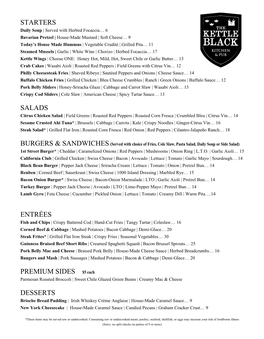 Kettleblack Carryout Menu.Pdf