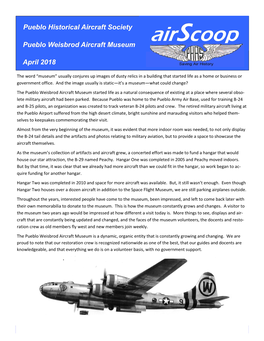 Airscoop Pueblo Weisbrod Aircraft Museum