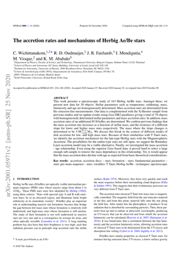 The Accretion Rates and Mechanisms of Herbig Ae/Be Stars