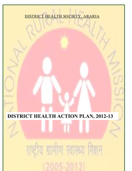 District Health Action Plan, 2012-13