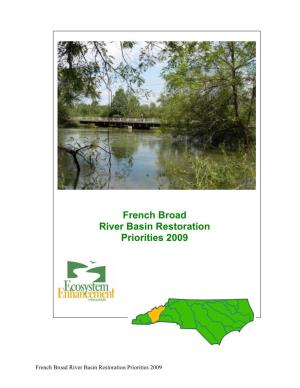 French Broad River Basin Restoration Priorities 2009