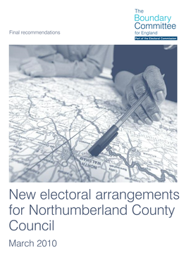 New Electoral Arrangements for Northumberland County Council