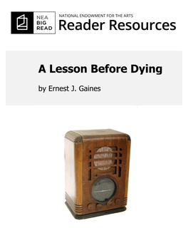 A Lesson Before Dying by Ernes T J