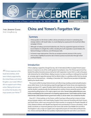 China and Yemen's Forgotten