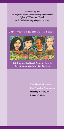 2007 Women's Health Policy Summit