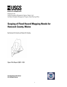 Scoping of Flood Hazard Mapping Needs for Hancock County, Maine