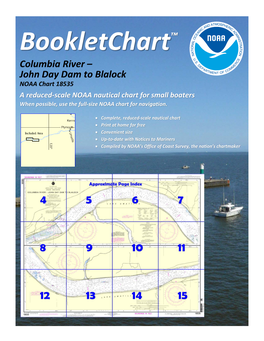 Bookletchart™ Columbia River – John Day Dam to Blalock NOAA Chart 18535
