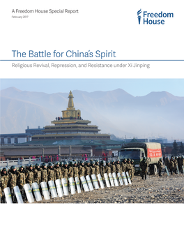 SPECIAL REPORT: the Battle for China's Spirit