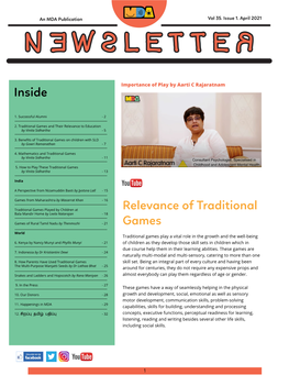 Inside Relevance of Traditional Games