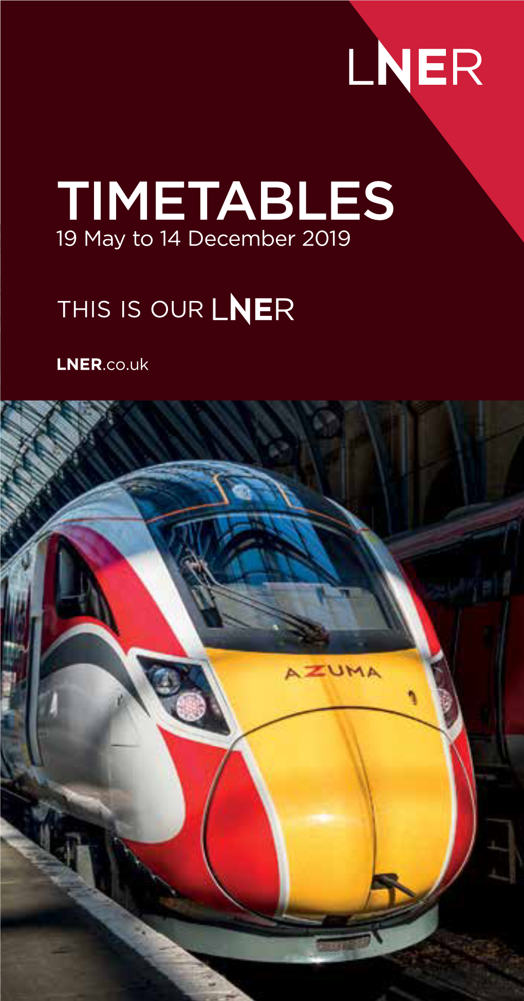 TIMETABLES 19 May to 14 December 2019