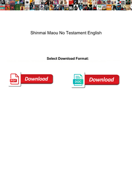 Shinmai Maou No Testament English