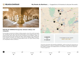 ROUTES DU BONHEUR Burgundy: Between Abbeys and Vineyards