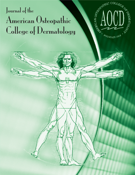 American Osteopathic College of Dermatology Journal of the American Osteopathic College of Dermatology