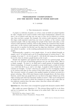 Probabilistic Combinatorics and the Recent Work of Peter Keevash