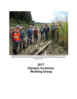 2017 Olympic Invasives Working Group